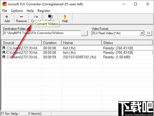 Jocsoft FLV Converter下载,视频转换,格式转换